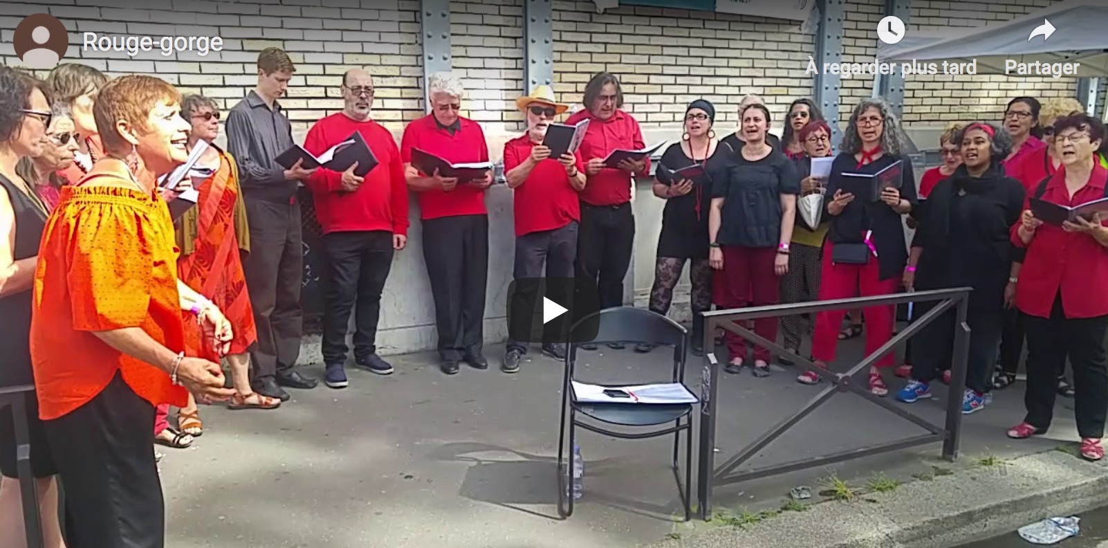 la chorale à Voix sur Berges