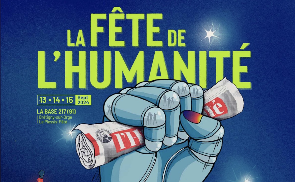 affiche fête de l'humanité 2024